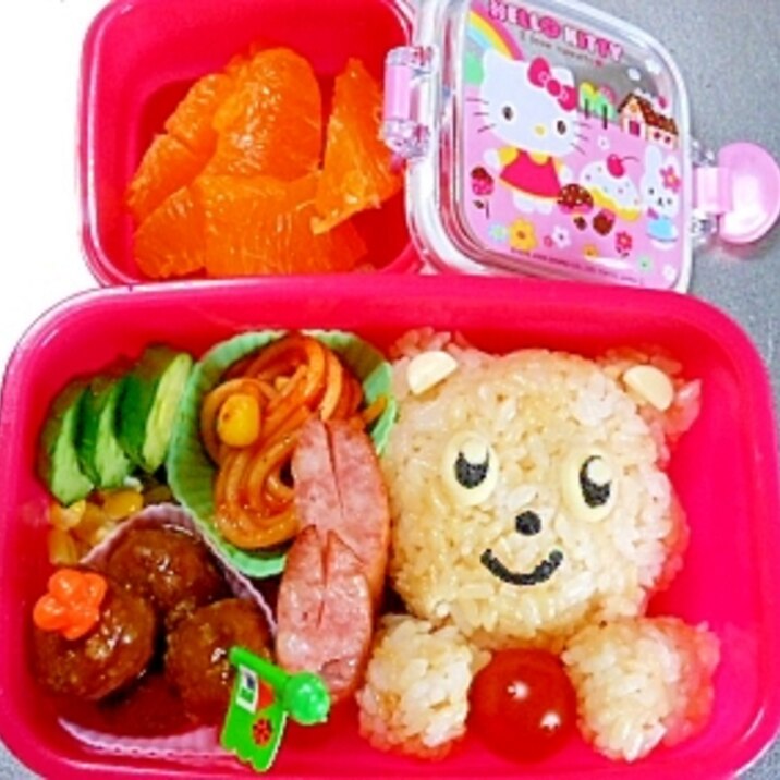 ♪くまちゃん弁当♪